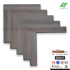 Sàn Gỗ Xương Cá Charm Black D3411