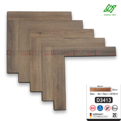 Sàn Gỗ Xương Cá Charm Black D3413