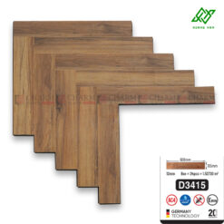 Sàn Gỗ Xương Cá Charm Black D3415