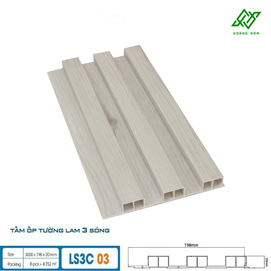 Tấm Ốp Lam Sóng Hobi L3SC 03